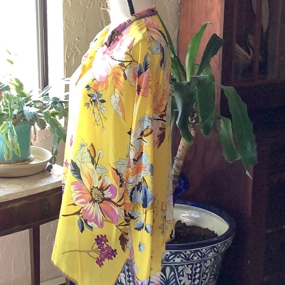 NWT Johnny Was Floral Silk Blouse - Picture 3 of 9